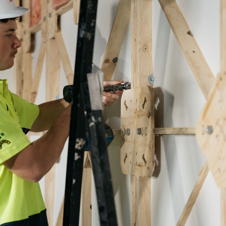 XFrame being assembled